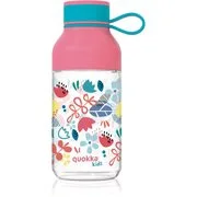 Quokka Ice Kids kulacs akasztóval Flowers 430 ml akciós termékkép 1