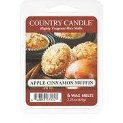 Country Candle Apple Cinnamon Muffin illatos viasz aromalámpába 64 g akciós termékkép 1