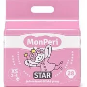 MonPeri Star Size XS eldobható pelenkák 2-4 kg 28 db akciós termékkép 1