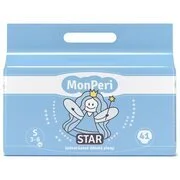 MonPeri Star Size S eldobható pelenkák 3-6 kg 41 db akciós termékkép 1