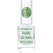 Dermacol Pure 3D körömlakk árnyalat 02 Absolute White 11 ml akciós termékkép 1