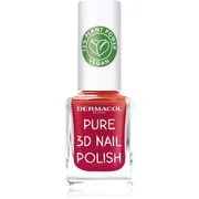 Dermacol Pure 3D körömlakk árnyalat 04 Poppy Red 11 ml akciós termékkép 1