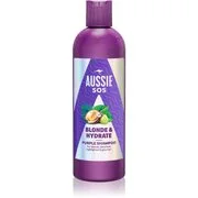 Aussie SOS Blonde Hydrate lila tonizáló sampon szőke hajra 300 ml akciós termékkép 1