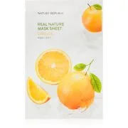 NATURE REPUBLIC Real Nature Orange Mask Sheet hidratáló gézmaszk az élénk bőrért 23 ml akciós termékkép 1