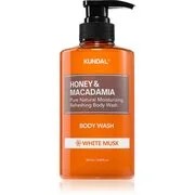 KUNDAL Honey & Macadamia White Musk gyengéd tusfürdő gél hidratáló hatással 500 ml akciós termékkép 1