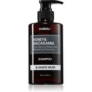 KUNDAL Honey & Macadamia White Musk természetes sampon száraz és sérült hajra 500 ml akciós termékkép 1