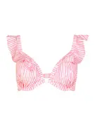 Hunkemöller Bikini felső 'JULIA'  rózsaszín / fehér akciós termékkép 1