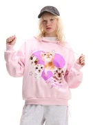Cropp - Sweatshirt mit Katzen - pasztellpink termék 2. képe