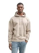 TOM TAILOR DENIM Tréning póló  taupe / fehér termék 2. képe