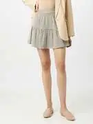 VERO MODA Szoknyák 'ANNABELLE'  krém / tengerészkék / okker termék 2. képe
