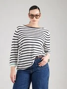 Tom Tailor Women + Pulóver  tengerészkék / piszkosfehér termék 2. képe