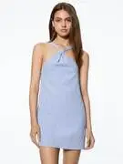Pull&Bear Ruha  kék farmer / pasztellkék / fehér termék 2. képe