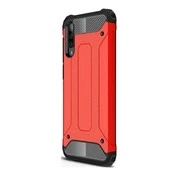 Apple iPhone 12 Pro Max, Műanyag hátlap védőtok, Defender, fémhatású, piros akciós termékkép 1
