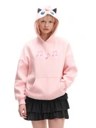 Cropp - Kapucnis pulóver Pokémon Jigglypuff - pasztellpink termék 2. képe