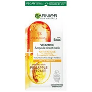 Garnier arcmaszk -  Skin Naturals Anti-Fatigue Ampoule Sheet Mask With Vitamin C akciós termékkép 1