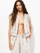 Pull&Bear Mellény  homok / fenyő termék 2. képe