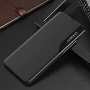 Xiaomi Mi 10 5G / 10 Pro 5G, Oldalra nyíló tok, stand, hívás mutatóval, Wooze FashionBook, fekete termék 2. képe