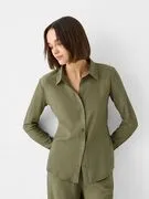 Bershka Blúz  khaki termék 2. képe