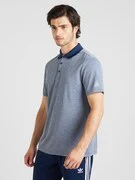 ADIDAS GOLF Funkcionális felső  sötétkék / kék melír / világosszürke termék 2. képe