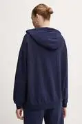 Pinko felső sötétkék, női, sima, kapucnis, 101685 A21P termék 2. képe