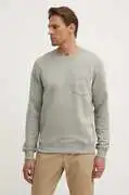 Pepe Jeans felső MANS CREW zöld, férfi, sima, PM582696 akciós termékkép 1