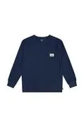 Levi's gyerek felső LONG SLEEVE POCKET TEE sötétkék, sima, 9EL555 akciós termékkép 1