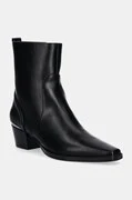 Twinset bokacsizma fekete, női, magassarkú, 242TGT022 akciós termékkép 1