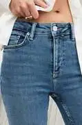AllSaints pamut farmer DAX ASYM HEM JEAN W070EA termék 2. képe