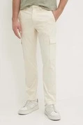 Pepe Jeans nadrág SLIM CARGO POPLIN férfi, bézs, cargo, PM211770 akciós termékkép 1