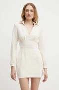 Elisabetta Franchi ruha bézs, mini, egyenes, AB67646E2 akciós termékkép 1