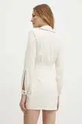 Elisabetta Franchi ruha bézs, mini, egyenes, AB67646E2 termék 2. képe