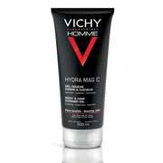 VICHY Homme Hydra Mag C hidratáló tusfürdõ és sampon (200ml) akciós termékkép 1