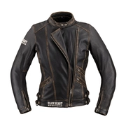 Női motoros bőrkabát W-TEC Black Heart Lizza vintage barna XS akciós termékkép 1