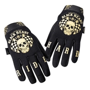 Motoros kesztyű W-TEC Black Heart Restarter  S  fekete akciós termékkép 1