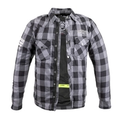 Flanell ing W-TEC Black Heart Reginald aramiddal  szürke-fekete  S termék 2. képe