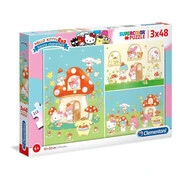 Hello Kitty 3x48 db-os puzzle - Clementoni termék 2. képe