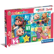 Cocomelon 3x48 db-os puzzle - Clementoni termék 2. képe