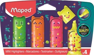  Szövegkiemelő készlet, 1-5 mm, MAPED "Pixel Party Mini", 4 különböző szín akciós termékkép 1