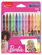 Filctoll készlet, 2,8 mm, kimosható, MAPED "Barbie", 12 különböző szín akciós termékkép 1
