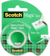  Ragasztószalag, adagolón, kézi, 19 mm x 7,5 m, 3M SCOTCH "Magic Tape 810" akciós termékkép 1