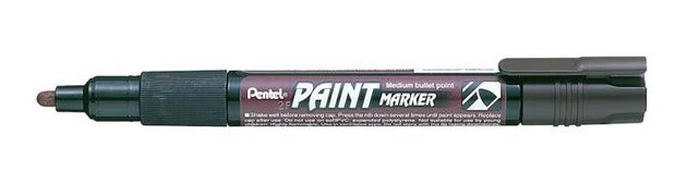  Lakkmarker, 2 mm, kúpos, PENTEL "MMP20", barna akciós termékkép 1