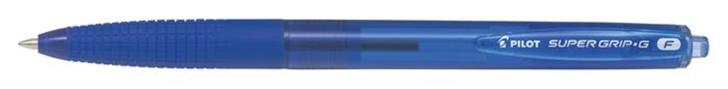  Golyóstoll, 0,22 mm, nyomógombos, PILOT "Super Grip G", kék akciós termékkép 1