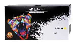  CE252A Lézertoner ColorLaserJet CM3530, CP3525 nyomtatókhoz, VICTORIA TECHNOLOGY 504A, sárga, 7k akciós termékkép 1