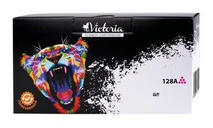  CE323A Lézertoner Color LaserJet Pro CM1415, CP1525N nyomtatókhoz, VICTORIA TECHNOLOGY 128A, magenta, 1,3k akciós termékkép 1