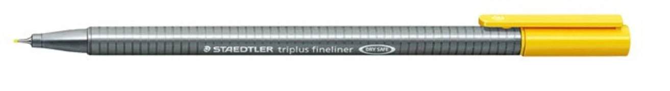  Tűfilc, 0,3 mm, STAEDTLER "Triplus 334", sárga akciós termékkép 1