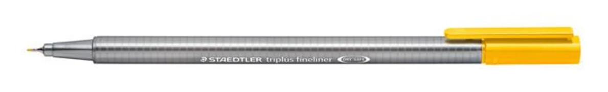  Tűfilc, 0,3 mm, STAEDTLER "Triplus 334", napsárga akciós termékkép 1