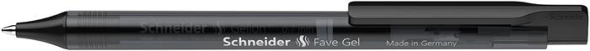  Zseléstoll, 0,4 mm, nyomógombos, SCHNEIDER "Fave Gel", fekete akciós termékkép 1