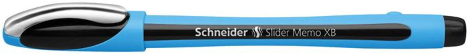  Golyóstoll, 0,7 mm, kupakos, SCHNEIDER "Slider Memo XB", fekete akciós termékkép 1