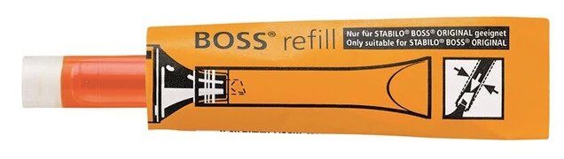 Utántöltő "Boss" szövegkiemelőhöz, STABILO "Boss", narancssárga akciós termékkép 1