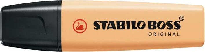  Szövegkiemelő, 2-5 mm, STABILO "BOSS original Pastel", fakó narancs akciós termékkép 1
